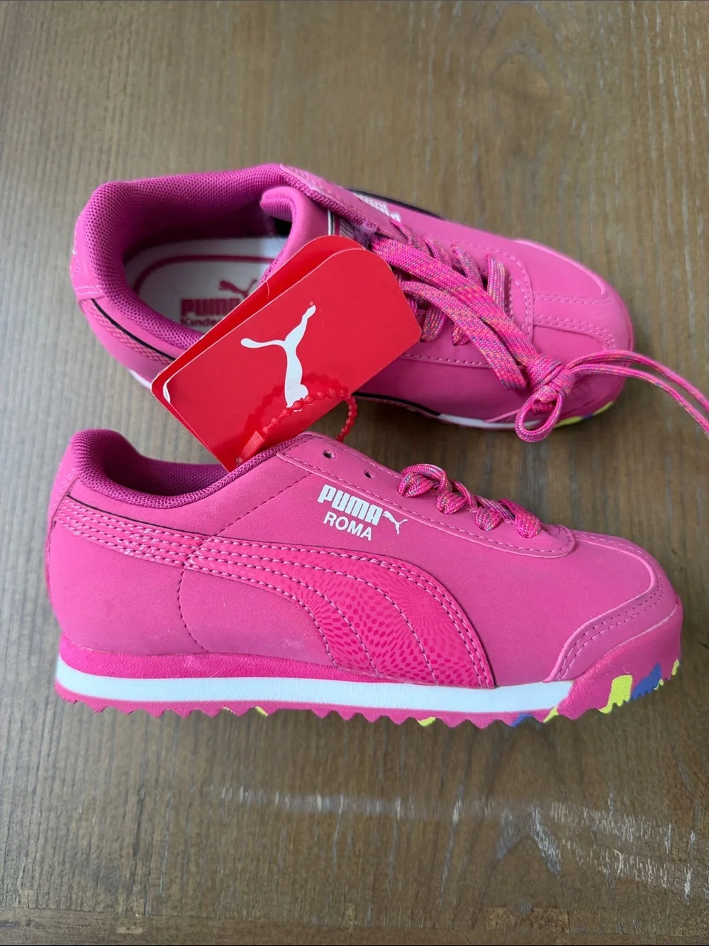 Puma Pink Roma Kids Sneakers